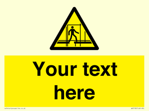 Custom Scaffold Incomplete Sign